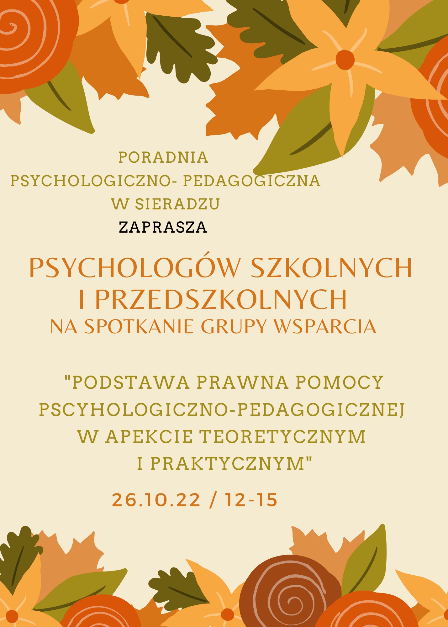 grupa wsparcia dla psychologw