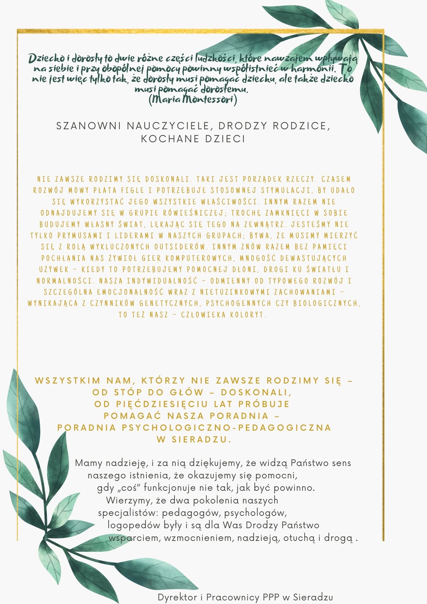 podziekowanie na strone