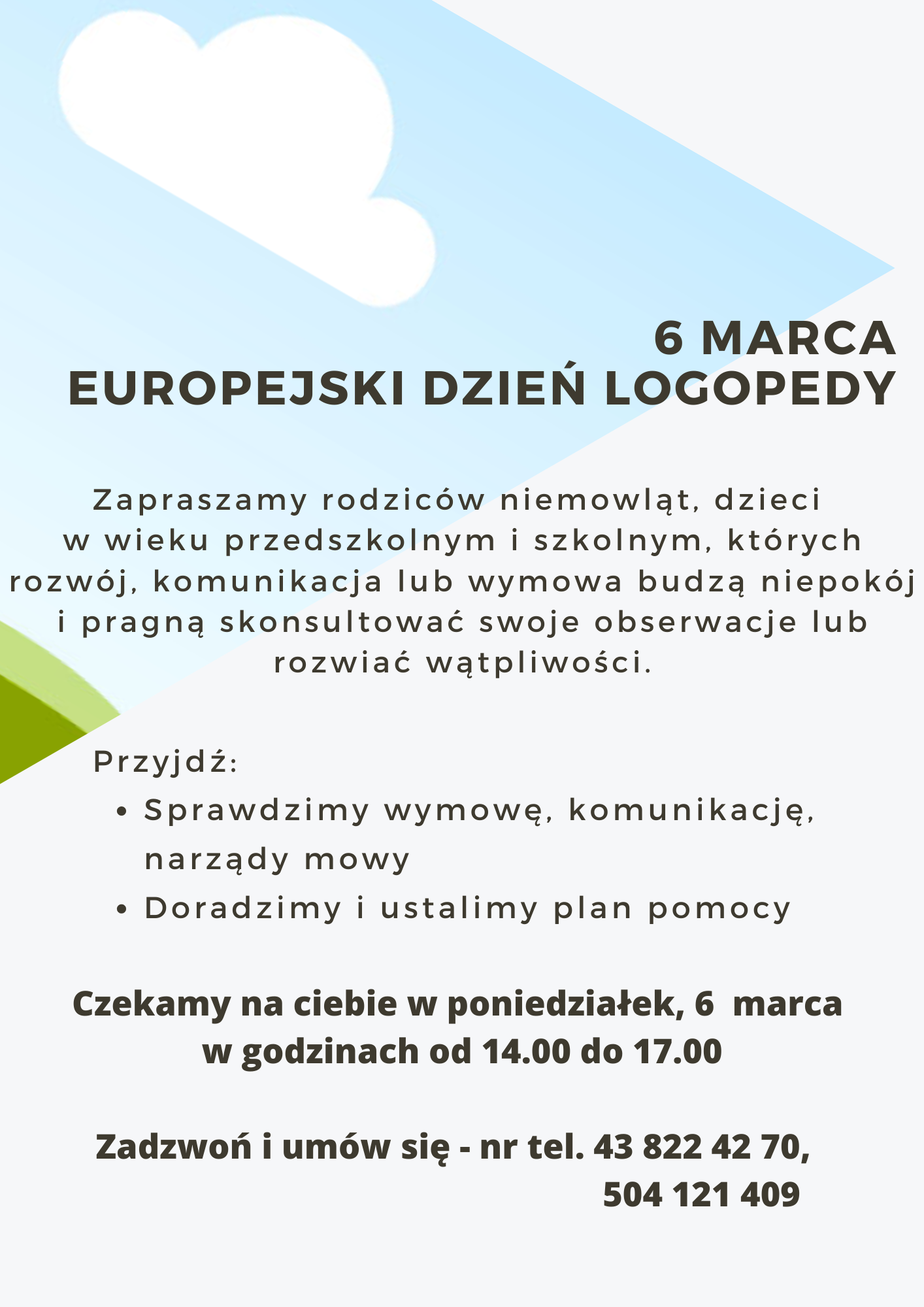 6 MARCA EUROPEJSKI DZIE LOGOPEDY 1